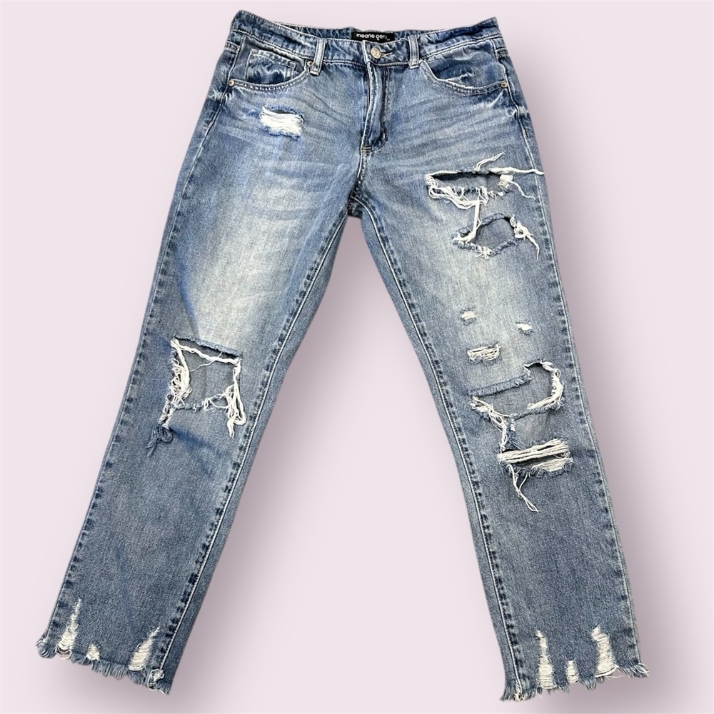 Insane Gene‎ Women's Distressed Ripped Midrise Jeans Size 5